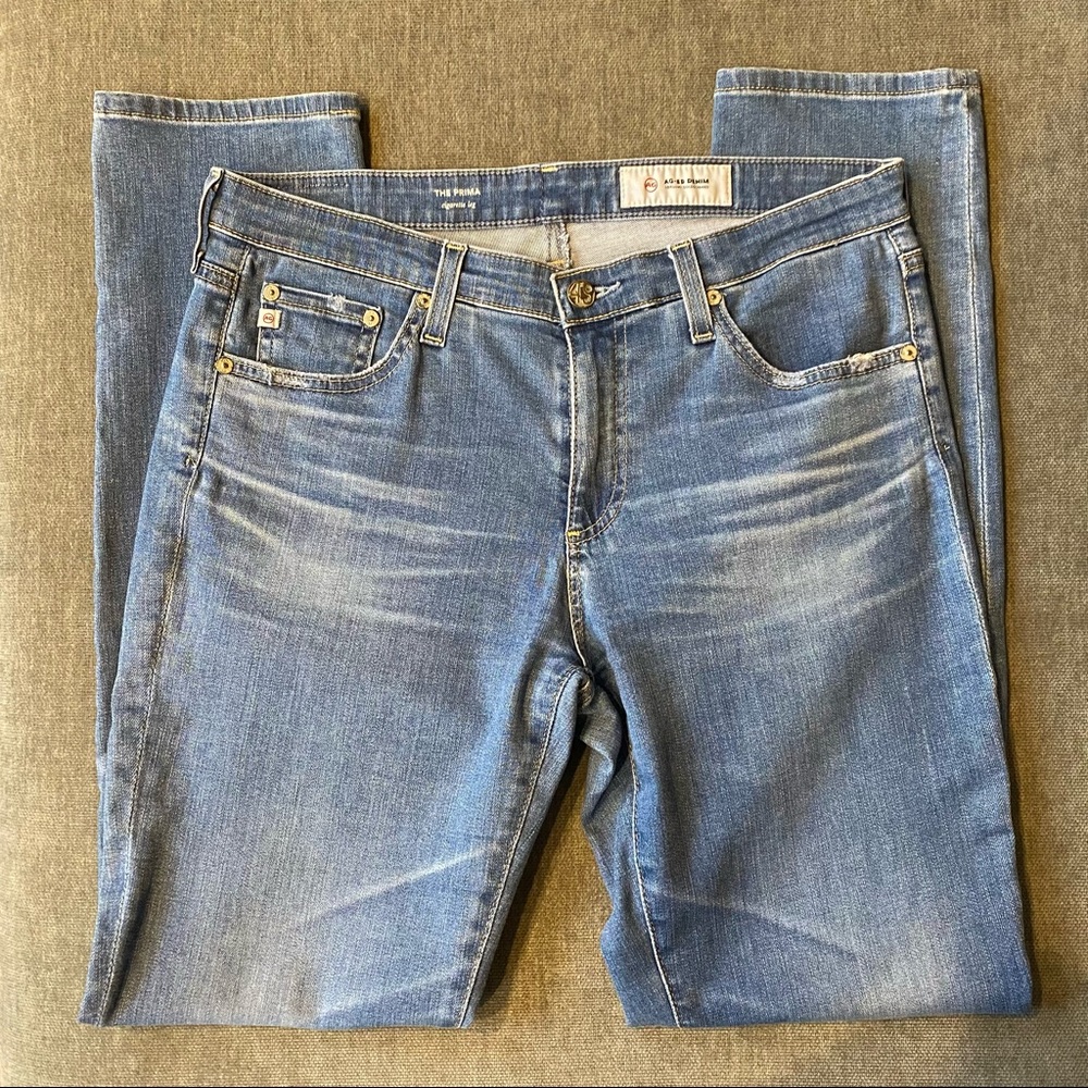 AG Prima Skinny Jeans Light Wash 30